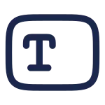 Text Field SVG Icon